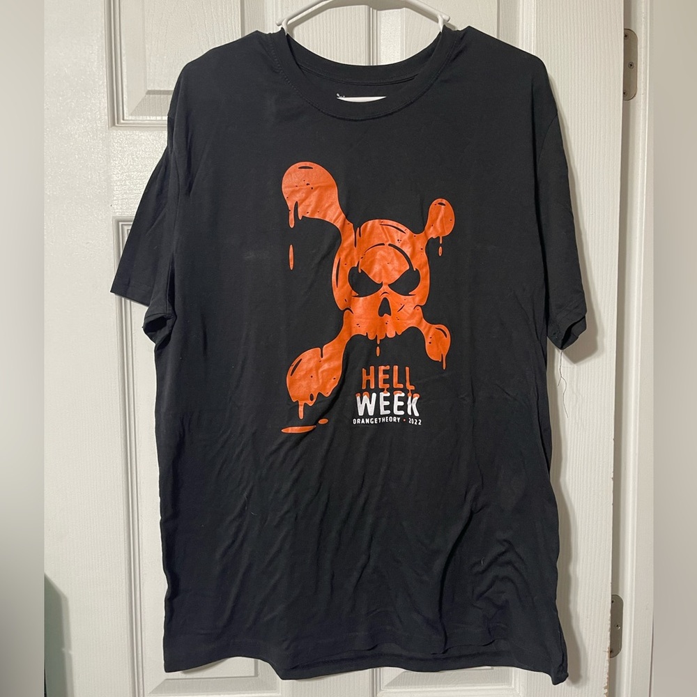 XL Orangetheory Fitness Hell Week 2022 Black Tshirt